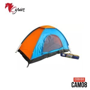 Ideal para un camping familiar. Ligero y fácil de instalar con una bolsa de transporte