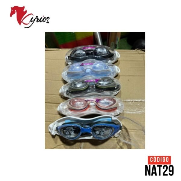 Lentes de natación + tapa oídos niño y adulto unisex