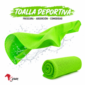TOALLA DEPORTIVA COLOR  VERDE