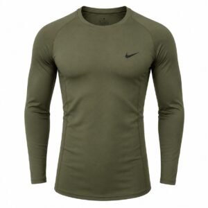 POLO LICRA DEPORTIVO COLOR VERDE MILITAR