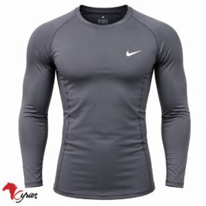 POLO LICRADO DEPORTIVO COLOR PLOMO OSCURO