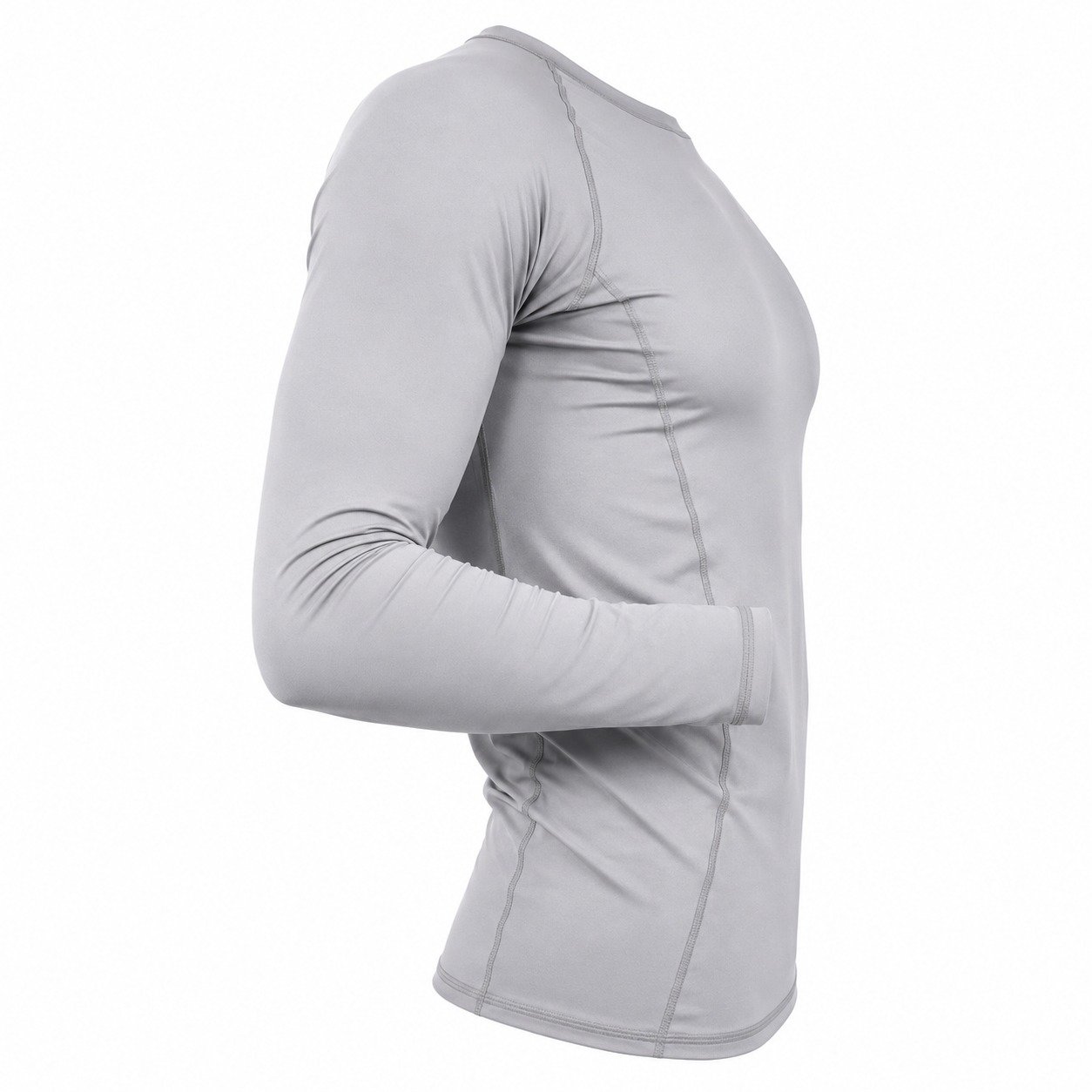 POLO LICRODO DEPORTIVO COLOR PLOMO PLATA - Imagen 2