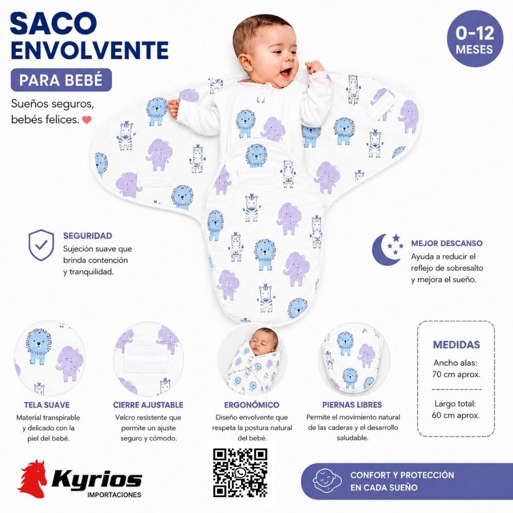 ENVOLVENTE ESTAMPADO PARA BEBE MAS ALMOHADA DE BEBE - Imagen 11