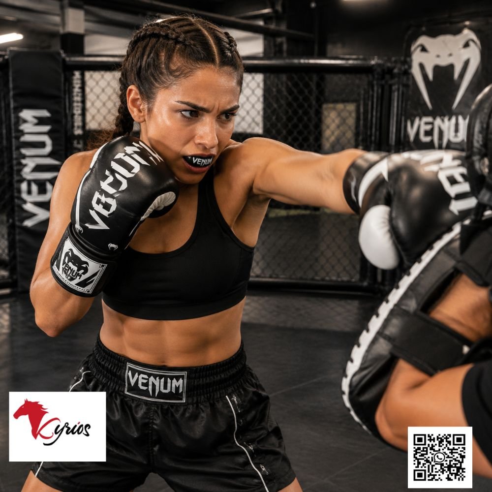GUANTES DE BOX VENUM PLOMO CON NEGRO 12 OZ MAS BUCAL VENUM - Imagen 3