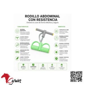 Liga de Resistencia con Pedales Verde Claro