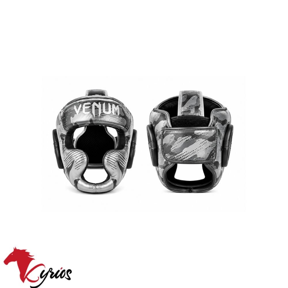 Cabezal de Boxeo Venum Plomo con blanco Talla L - Imagen 3