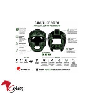 Cabezal de Boxeo Venum Verde camuflado Talla L