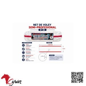 PACK DE NET  SEMI PROFESIONAL 60 DE VOLEY MAS  PELOTA