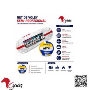 PACK DE NET  SEMI PROFESIONAL 36 DE VOLEY MAS  PELOTA