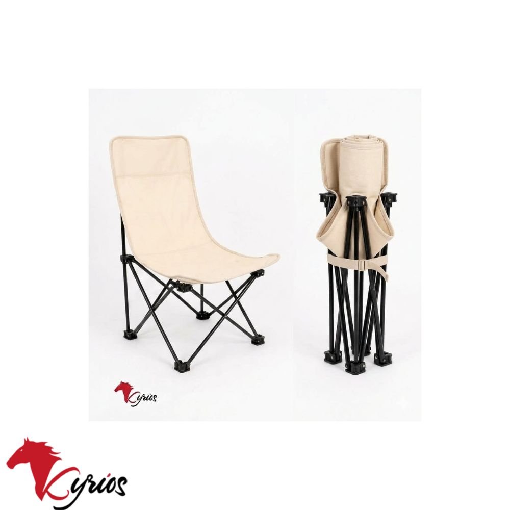 SILLA PLEGABLE COLOR CREMA