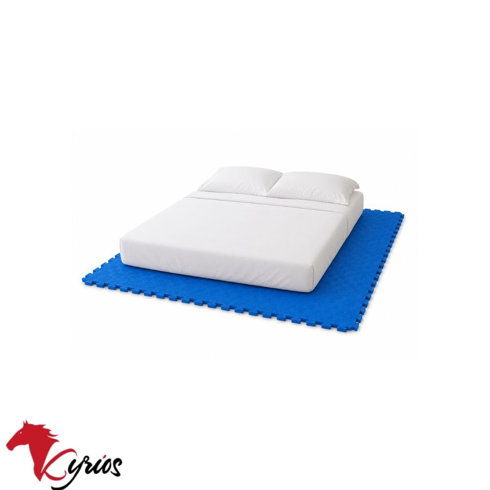 PACK DE 5 PISOS TATAMI DE 1 X 1 METRO DOBLE COLOR AZUL CON ROJO - Imagen 5
