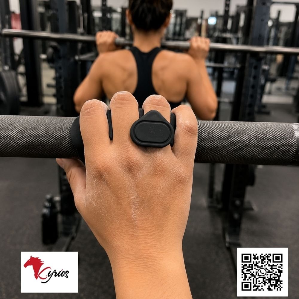 PAR DE CALLERAS DE ENTRENAMIENTO CON SILICONA COLOR NEGRO - Imagen 3