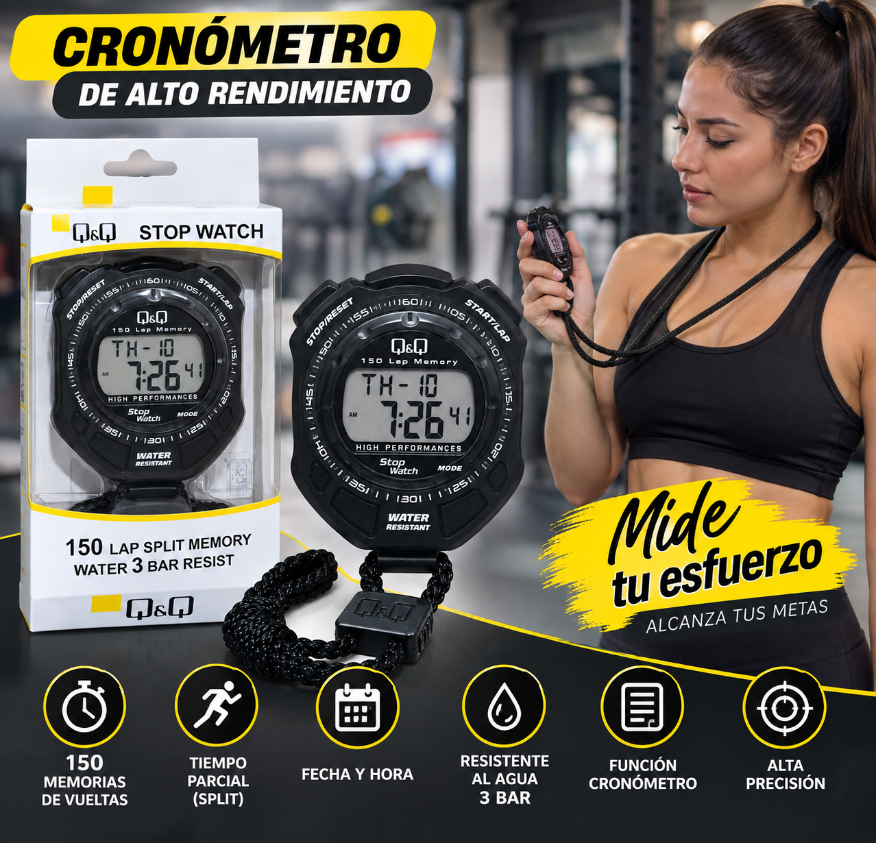 Cronómetro Digital Resistente al Agua - Imagen 3
