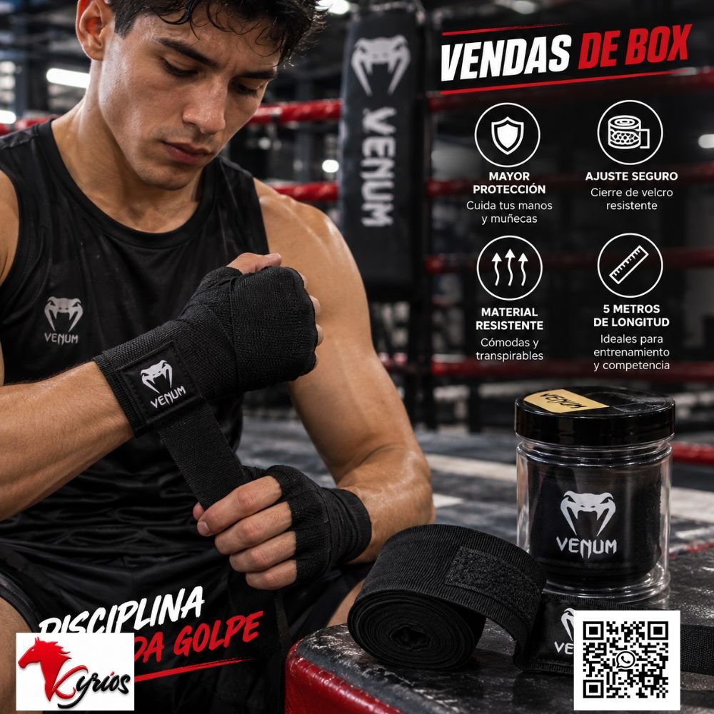 VENDA VENUM NEGRO 3 MTS - Imagen 3