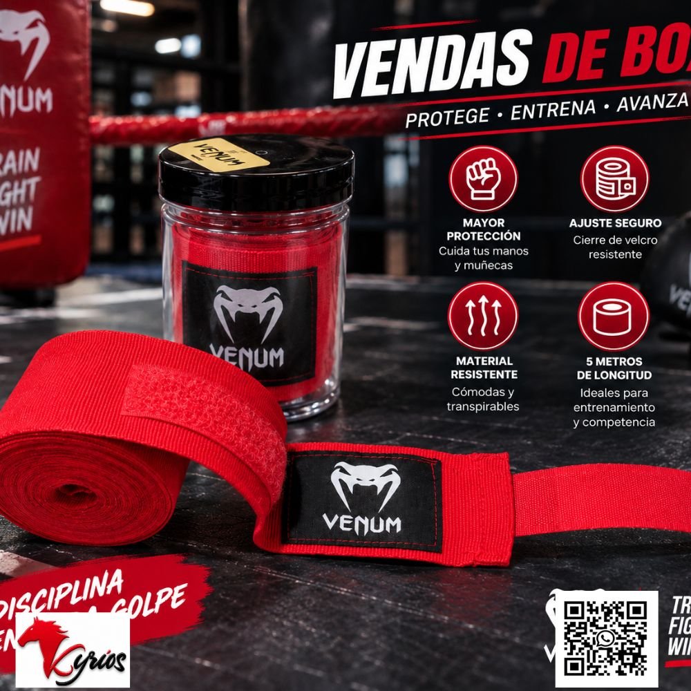VENDA VENUM ROJO 5 MTS
