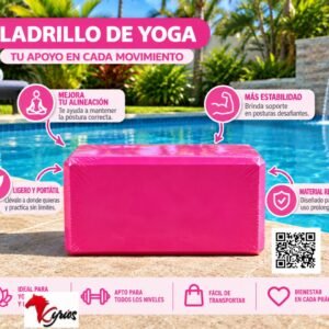 LADRILLO DE YOGA FUCSIA