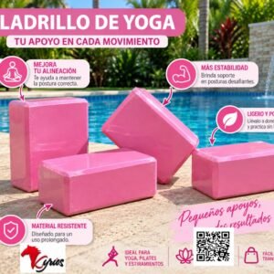 LADRILLO DE YOGA ROSADO