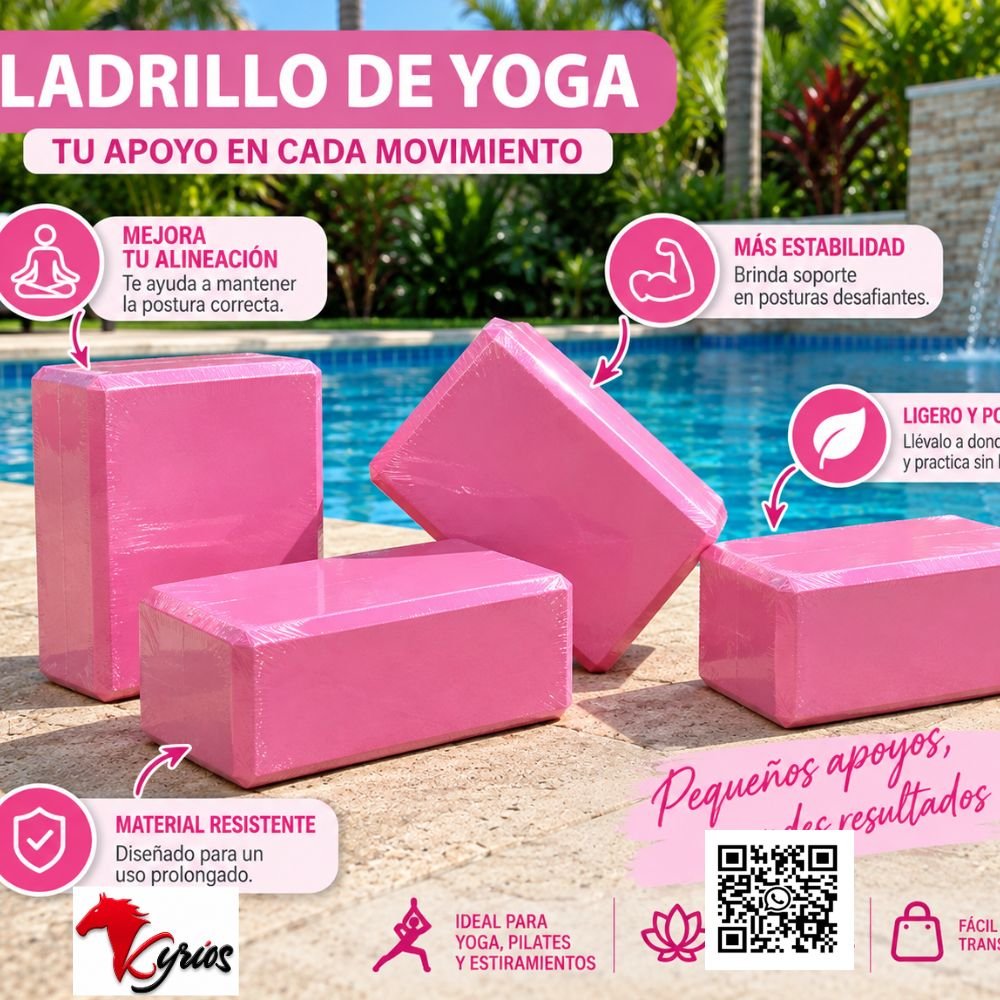 LADRILLO DE YOGA ROSADO